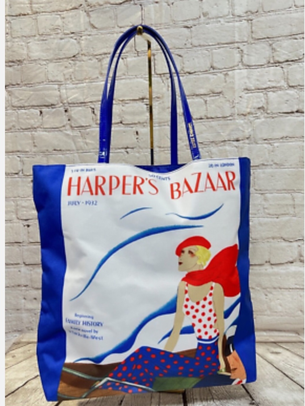 ✨ Harper’s Bazaar 1932 Vintage Cover Tote Bag — Retro Fashion Collector’s Piece